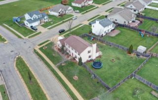 Racine County Home Drone View